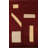 One-of-a-Kind Rectangle 5'6'' x 8' Rectangle Wool Area Rug in Beige and Red