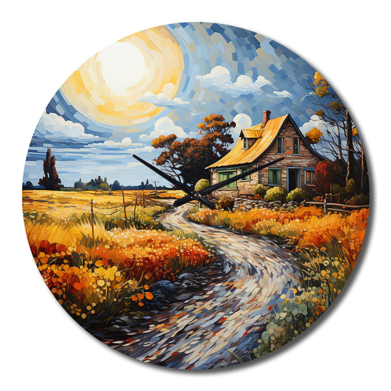 Horloge murale en métal Kandance, Grand