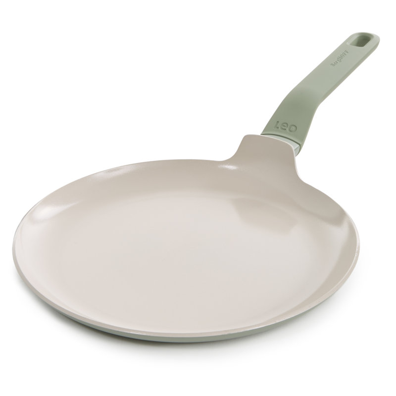 BergHOFF Sage Green Nonstick Ceramic Pancake Pan 10.25" Recycled Aluminum