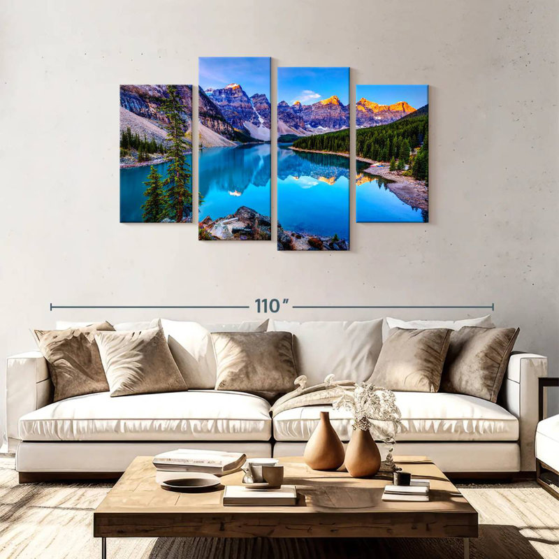 Alvord Amazing Moraine Lake, H 48 po x l 75 po