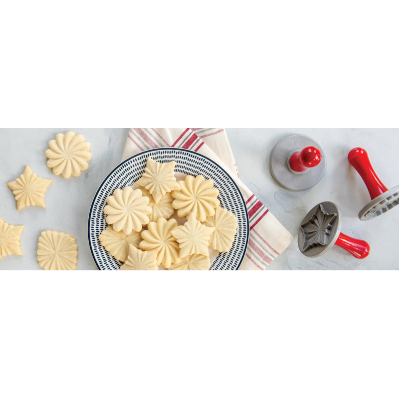 Nordic Ware Pretty Pleated Cookie Stamps