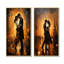 «Dance Tango Couple Harmony» - ensemble d'art mural sur toile Dance-1269101329-1269101355