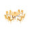 Goa Outdoor 5 - Piece Teak Dining Set