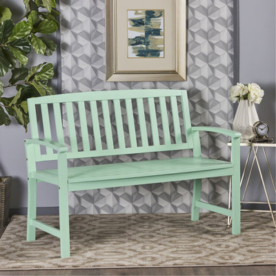 Estanislao Acacia Wood Bench