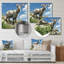Montagne, chèvre de montagne, aventure - Art mural en métal animal de chèvre-1578975241