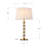 Shareda Alabaster Dani Metal Table Lamp