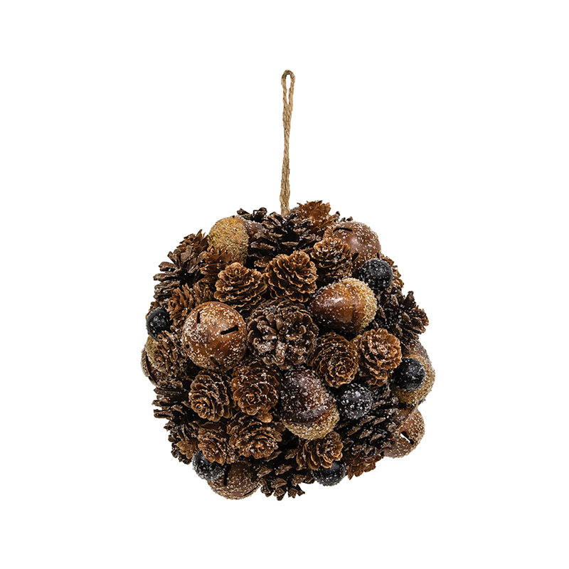 7'' Twig Ball Ornament