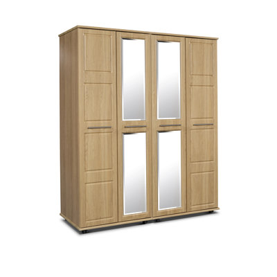 4 Door Manufactured Wood Wardrobe