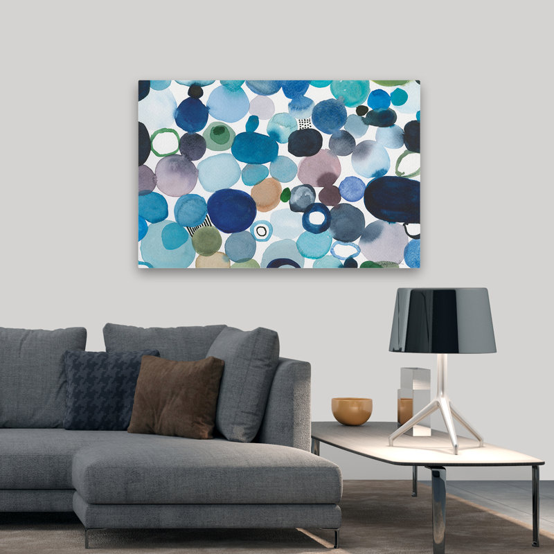 Abstract - Toggle Pebbles, 32" H x 48" W