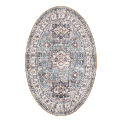 Marquavius Performance Chenille Floral Indoor Rug