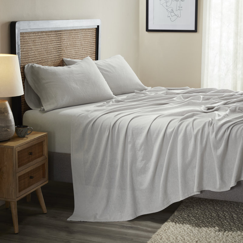 Ensemble de draps Orion, Argent, Ensemble de draps simple TG 3 pièces