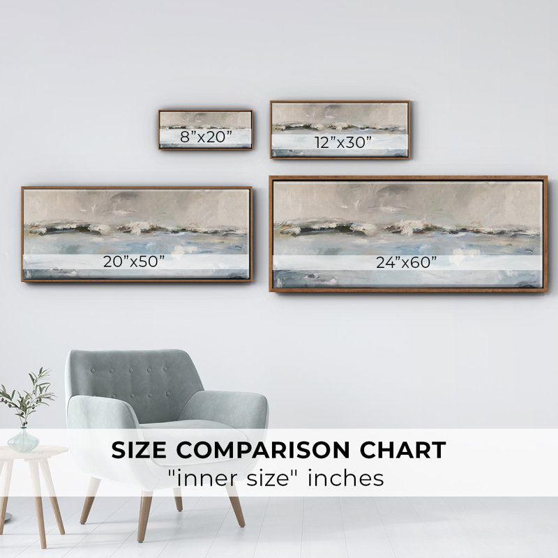 Surf Sans Turf- Framed Canvas, 8" H x 20" W