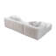 Canapé modulaire 107,9 "avec canapé en L et méridienne en L 107,9"