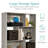 Kintz 3-Tier Mid-Century Modern Wooden Bookcase w/ Removable Back Panels, Offset Pine Legs-1426857384