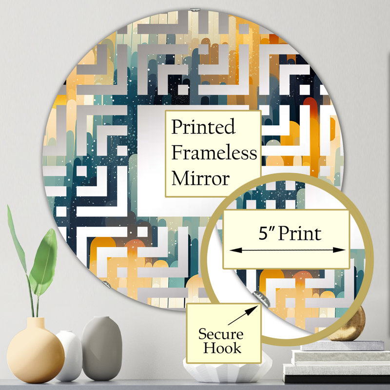 Circle Mirror, 23.6" x 23.6"