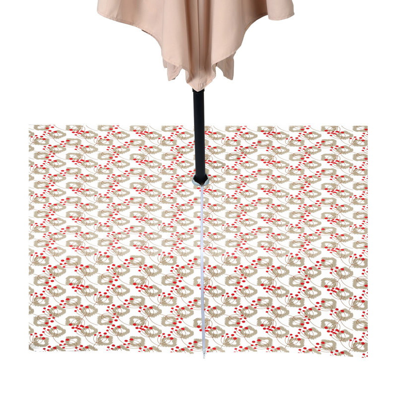 Berry Clusters Outdoor Water Repellent Tablecloth, 104" x 60"