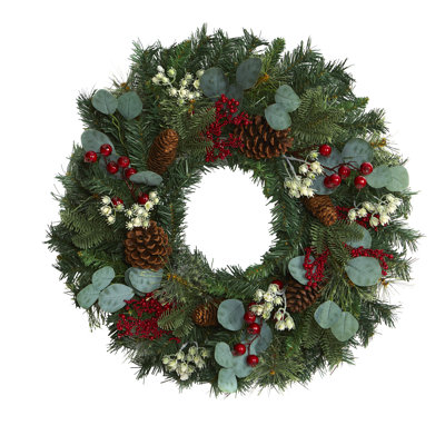 Faux Polyester 24'' Wreath