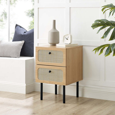 Table de chevet 2 tiroirs Modway