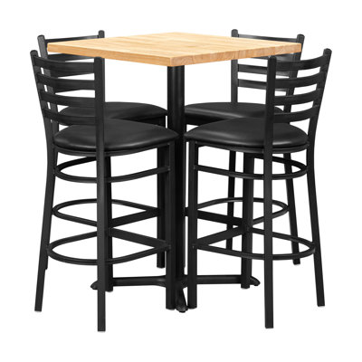 Bell 30"X30" Bar High Table Set W/Chairs