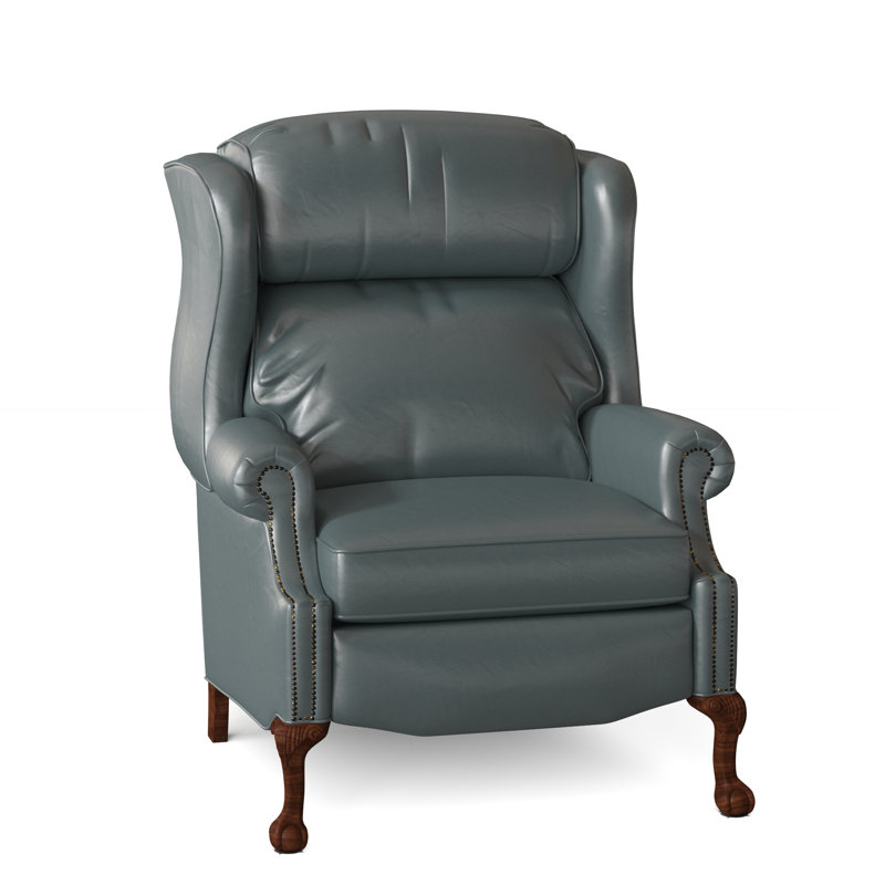 Maxwell Recliner, Outsider Raven Genuine Leather, Mahogany, Power