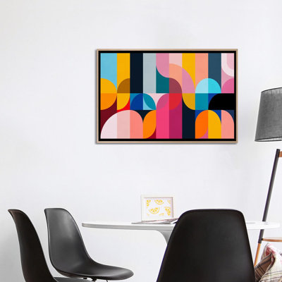 «Joy of colours», reproduction d'art sur toile encadrée