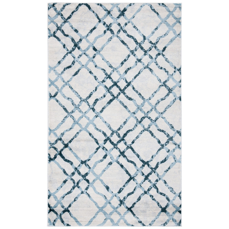 Winnols Performance Geometric Rug, Rectangle 4' x 6'