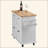 Kitchen Island Cart With Solid Wood Top, 35.4" Width Mobile Carts With Storage Cabinet, Rolling Kitchen Table With Spice Rack, Towel Rack, And Drawer, Portable Islands On Wheels