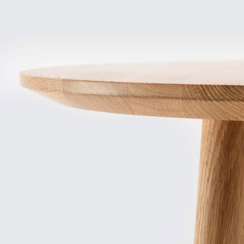 Damaris Solid Wood Three Leg Coffee Table