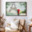 Impression sur toile «Tropical Paris Romance»-82066672