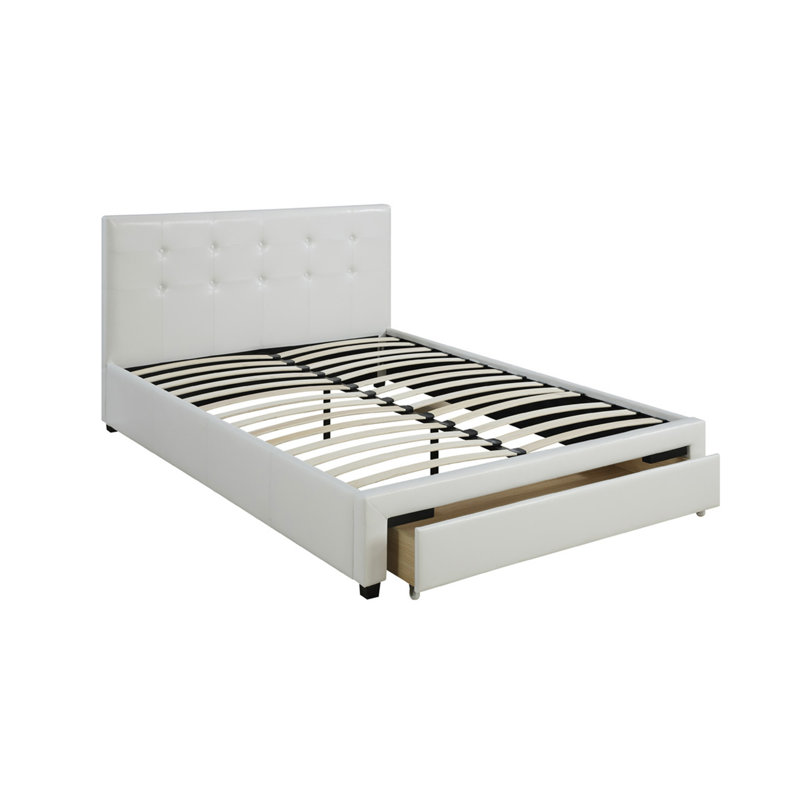Rangement sous le lit en similicuir, Grand lit