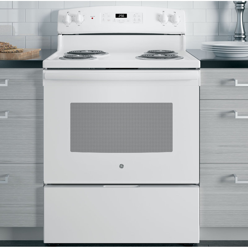 30" 5 cu. ft. Freestanding Electric Range, White