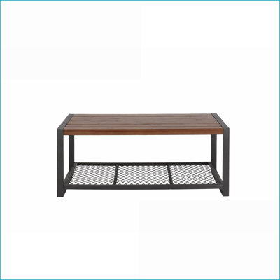 Industrial Natural Reclaimed Wood Coffee Table for Living Room, Long-Lasting Beauty That Ages Gracefully