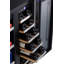 Sollevare Dual Zone 23.53'' 18 Bottle Wine & Beverage Refrigerator with French Doors