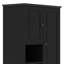 Grande armoire de rangement avec portes, tablette réglable et grand panier rabattable-118828688