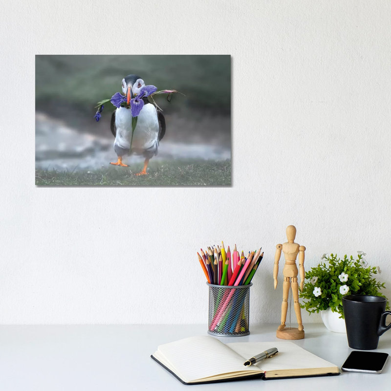 Honey, I Love You by Larry Deng - Wrapped Canvas Print, 20.32 cm H x 30.48 cm W