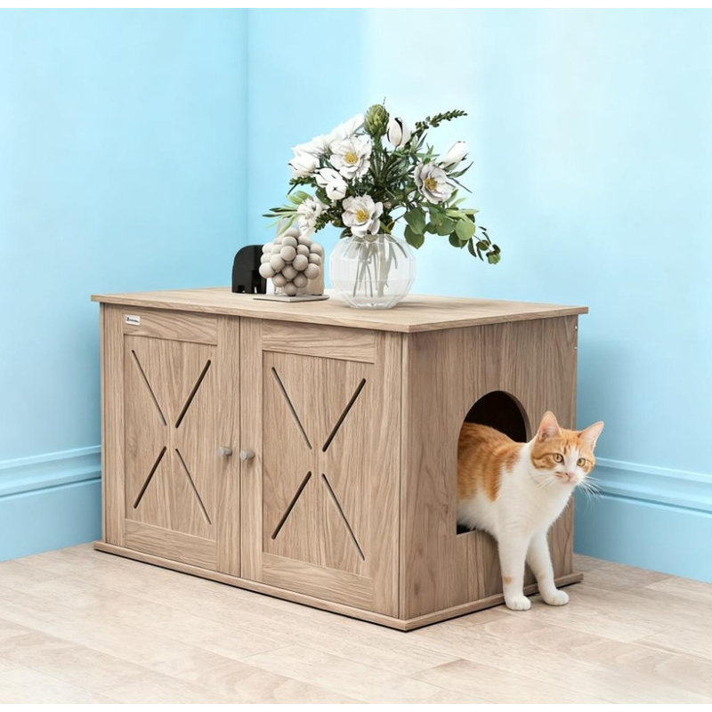 Armoire pour litière cachée pour chat