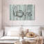 «Wooden Love», reproduction d'art sur toile-614795218