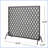 Fire Screen | Elmer Modern Single Panel Iron Fireplace Screen | Black | Iron