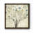Toile avec cadre en noyer