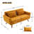 Jadier 66" Upholstered Loveseat Square Sofa-1237332764-1230110786