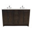 Ensemble de meuble-lavabo double 55 po Keesha-8513939-74006451-74006450