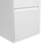 Side Vanity Cabinet DONATO, White Matt, 16