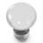 Crystal Palace Collection Round Knob - 1-3/8 " Diameter Cabinet Knob Glass with Satin Nickel - Glam Hardware for Drawers & Cabinets