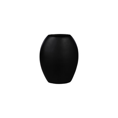 Vase Pod, grand, noir mat