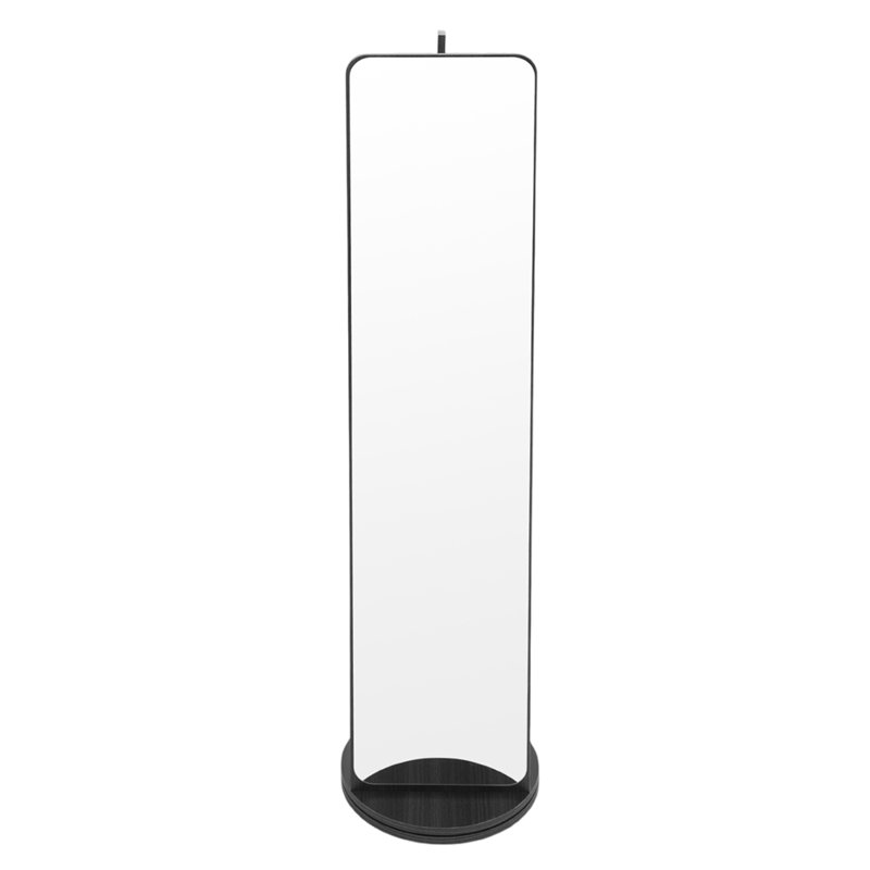 Square Floor Mirror, Black