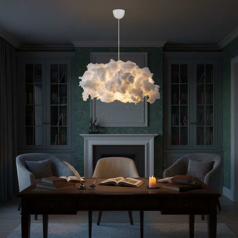 Lustre nuage en coton