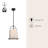 17-in Black Pendant with Opal Glass-93531996