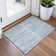 Tapis menthe Xhevrie intérieur / extérieur lavable à la machine