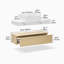 Meuble-lavabo mural simple 39,4 po avec comptoir en pierre-1171114278