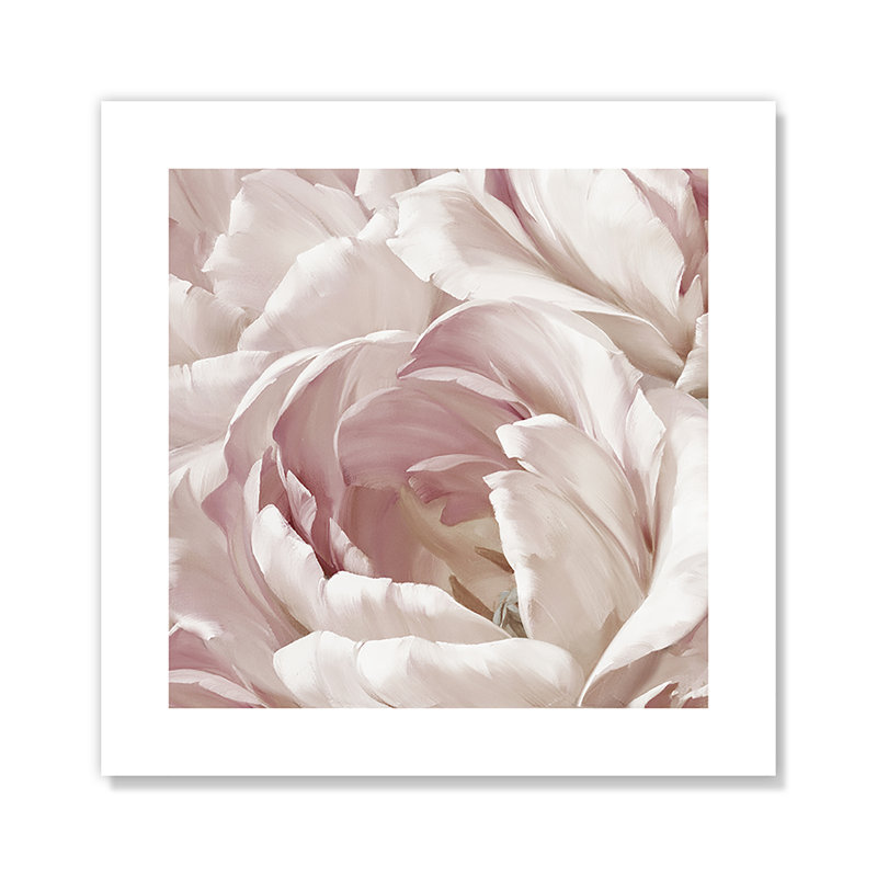 Intime rosé II - photographie, Papier imprimé, H 10 po x l 10 po x P 0,1 po